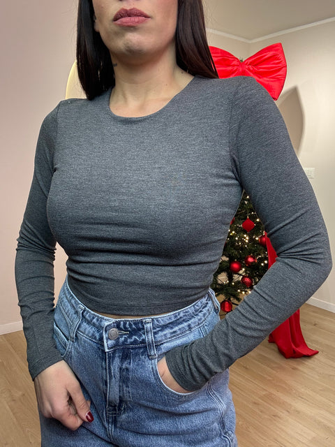 Maglia in cotone crop - Victorem