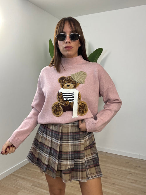 Maglia Teddy lana rasata