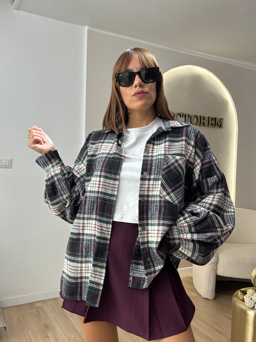Camicia a quadri flanella