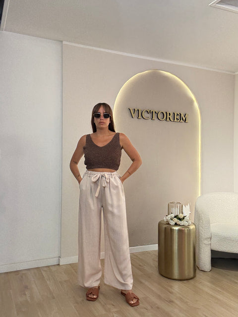 Pantalone low cost  con cinta