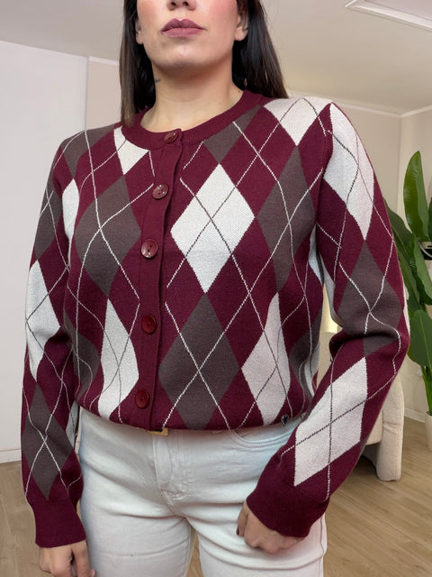 Cardigan rombi