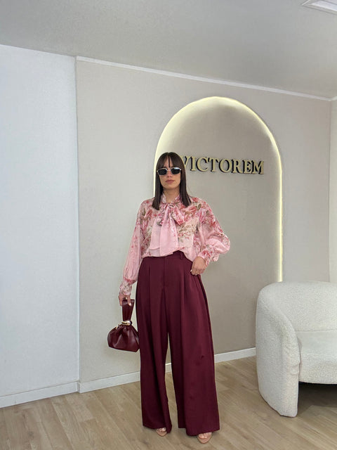 Pantalone Giulia gamba ampia