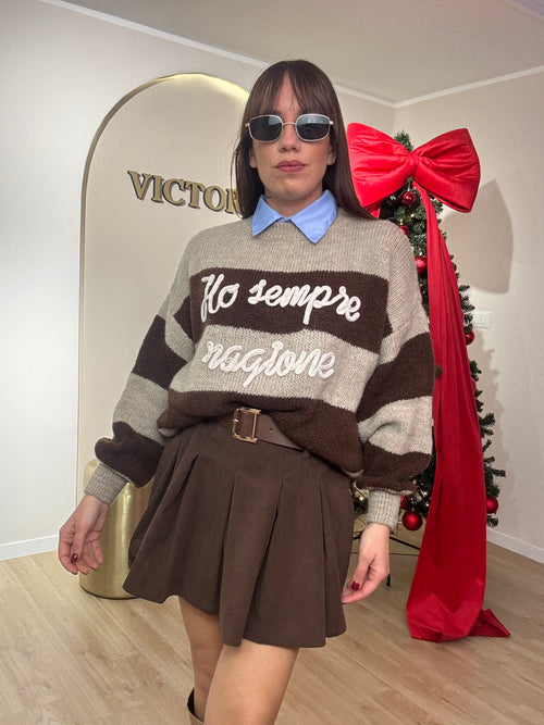 Pantagonna a costine velluto