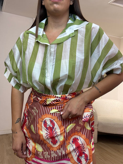 Camicia velata riga PROMO
