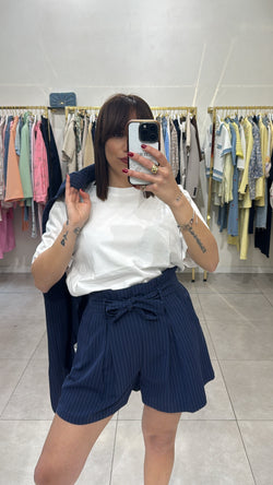 Coordinato gessato low cost