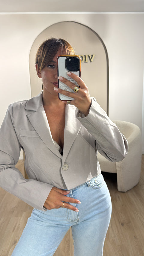 Giacca basic crop - Victorem