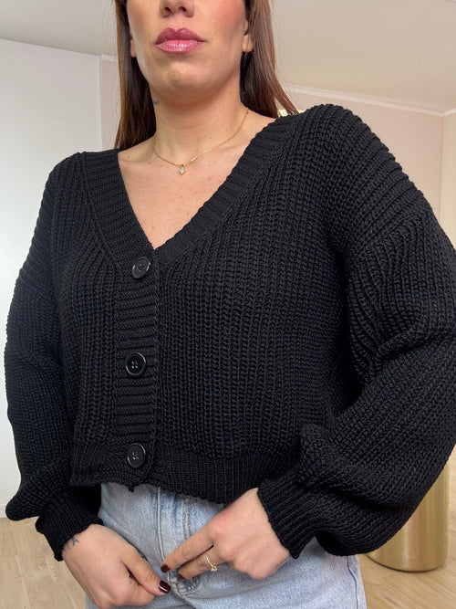 Cardigan con bottoncini