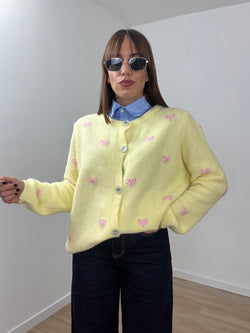 Cardigan cuoricini
