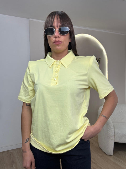 Maglia polo mezza manica