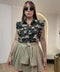 Camicia in cotone mimetica
