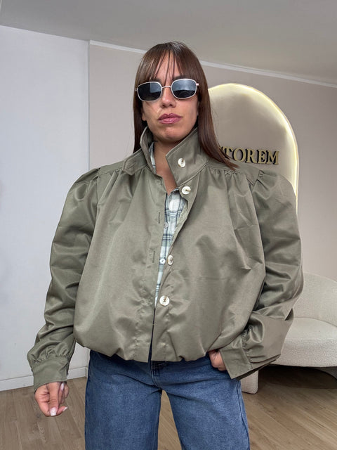 Jacket manica a sbuffo