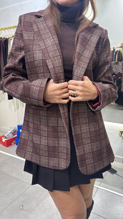 Giacca a quadri Alessandra