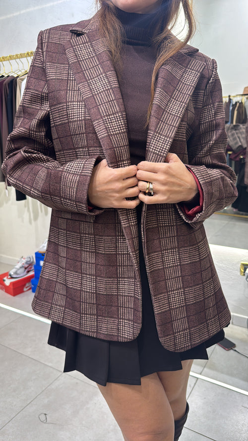 Giacca a quadri Alessandra