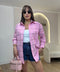 Camicia quadri rosa