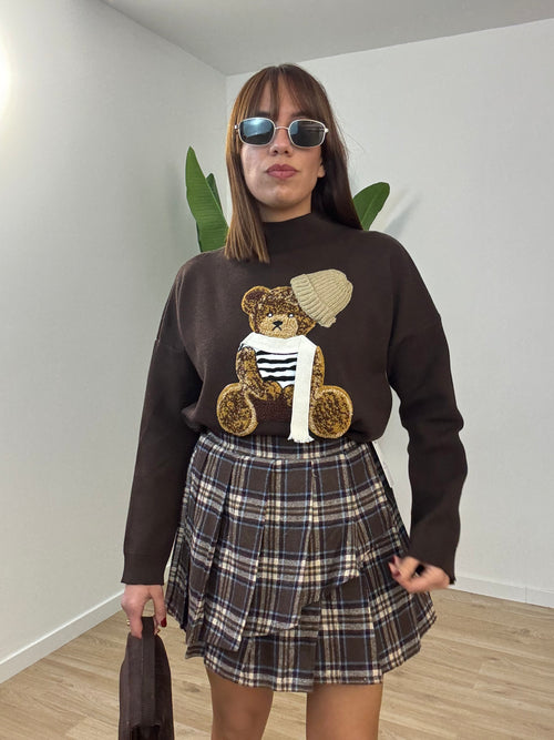 Maglia Teddy lana rasata