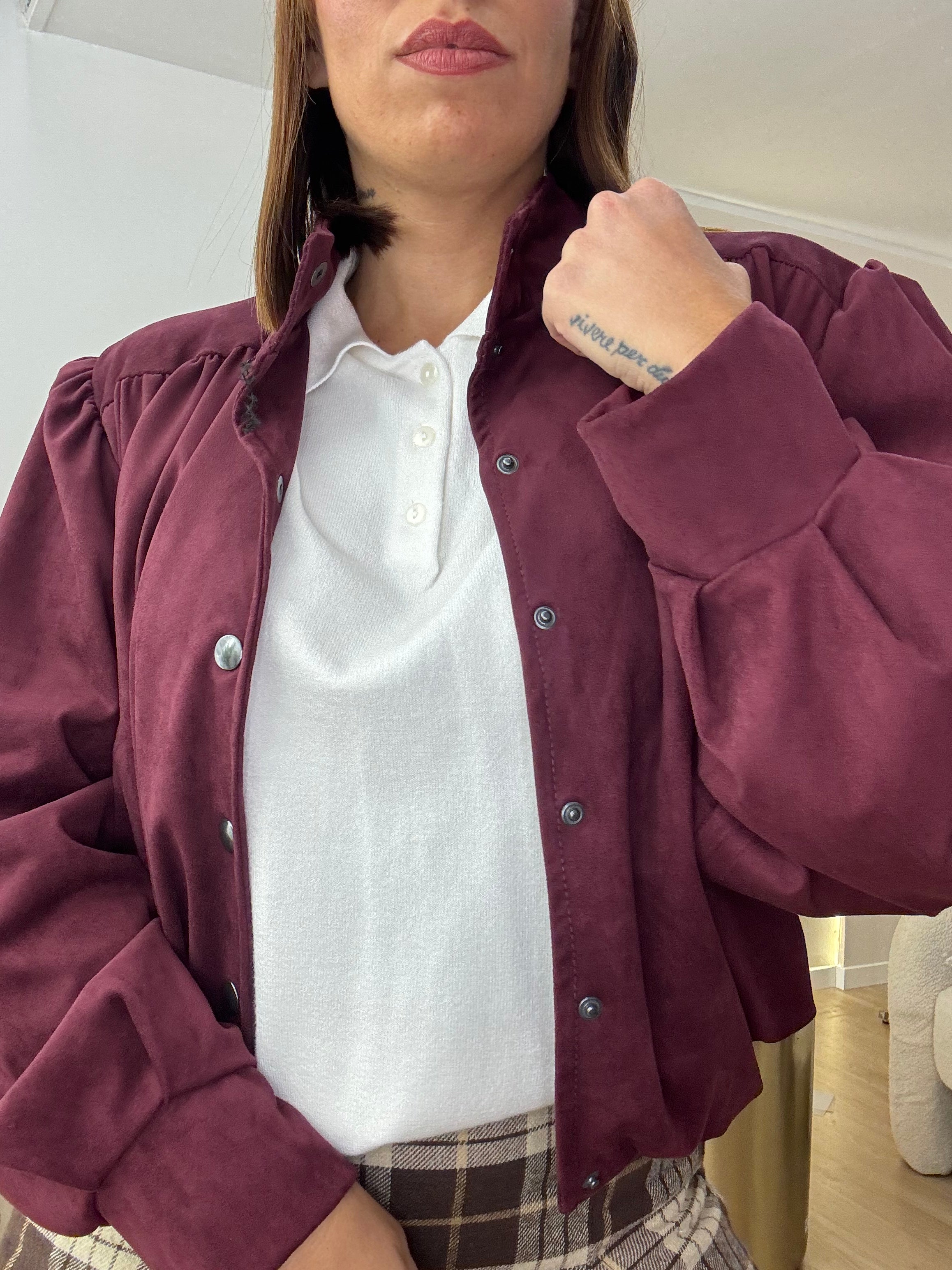Jacket suede