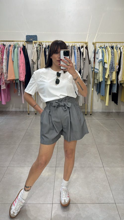 Coordinato gessato low cost