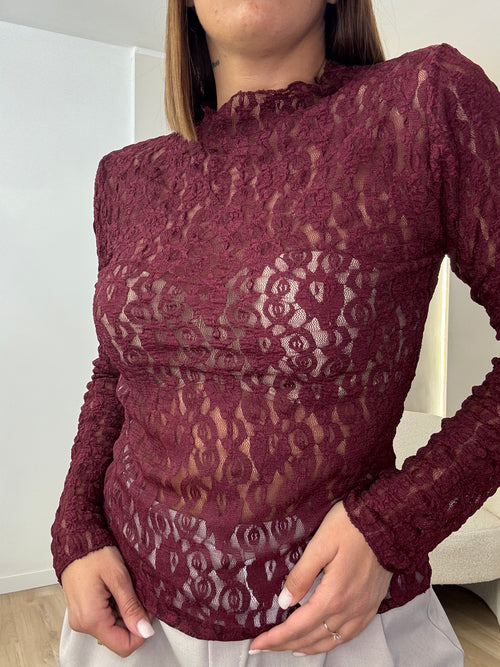 Maglia in pizzo
