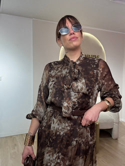 Abito lungo fantasia