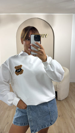 Felpa Teddy garzata