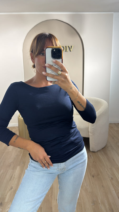 Maglia basic manica 3/4