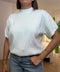 Maglia 3/4 lana rasata