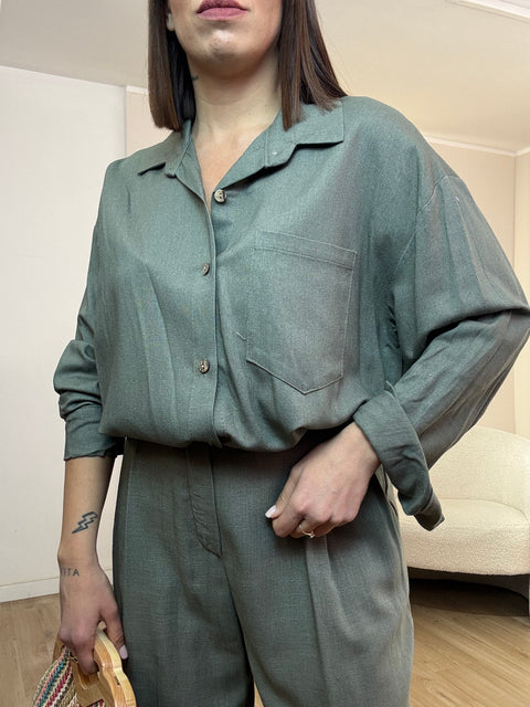Camicia simil lino