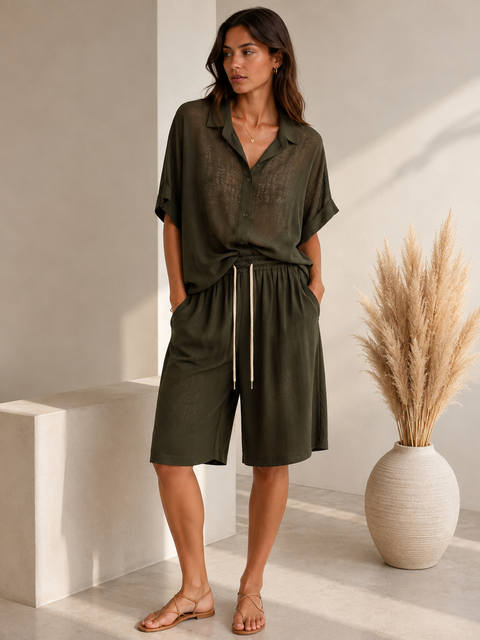 Coordinato camicia e bermuda