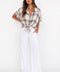 Camicia con nodo quadri