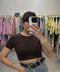 T-shirt crop costine - Victorem