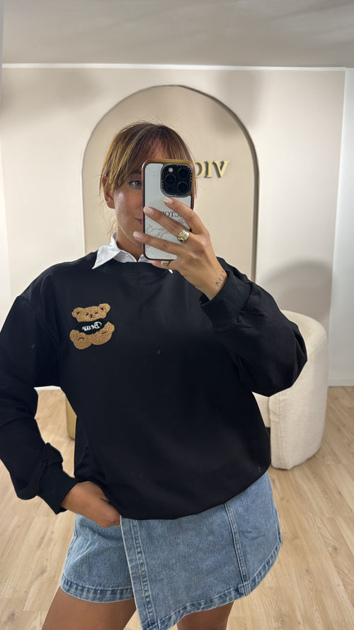 Felpa Teddy garzata
