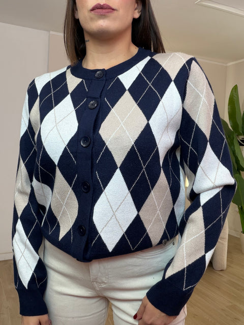 Cardigan rombi