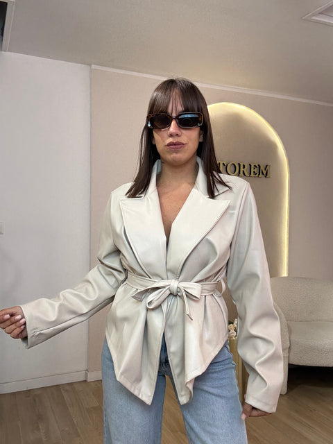 Jacket in ecopelle LOW COST