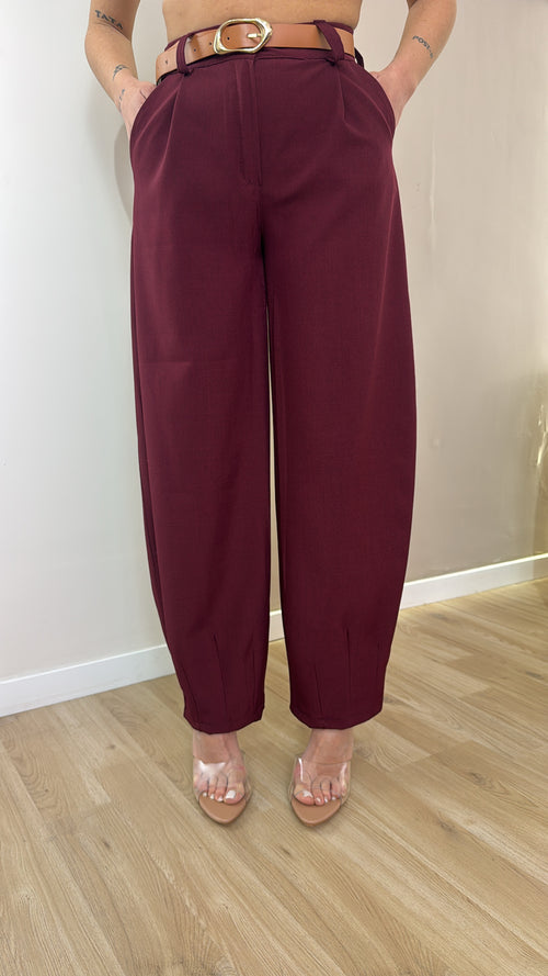 Pantalone classico con cinta
