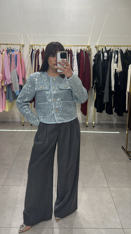 Pantalone palazzo ampio