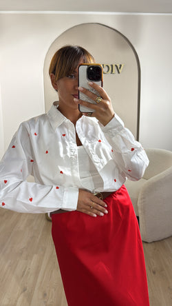 Camicia basic cuori ❤️