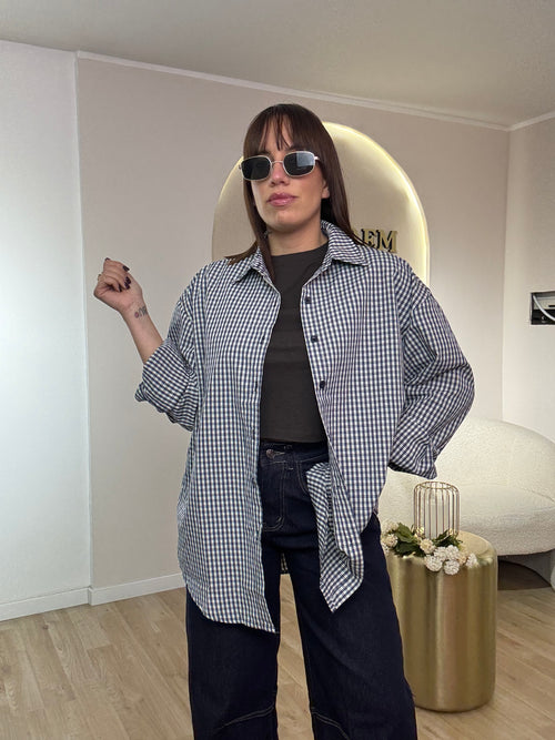 Camicia quadretti 100% cotone
