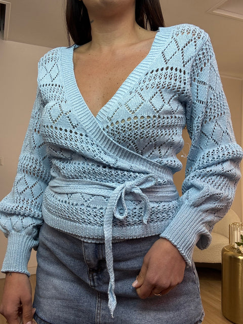 Maglia in filo incrociatina