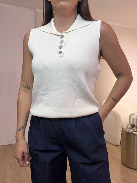 Maglia polo giro manica