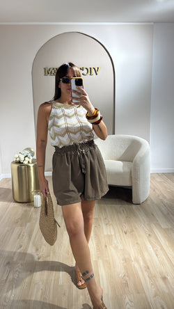 Shorts con elastico low cost