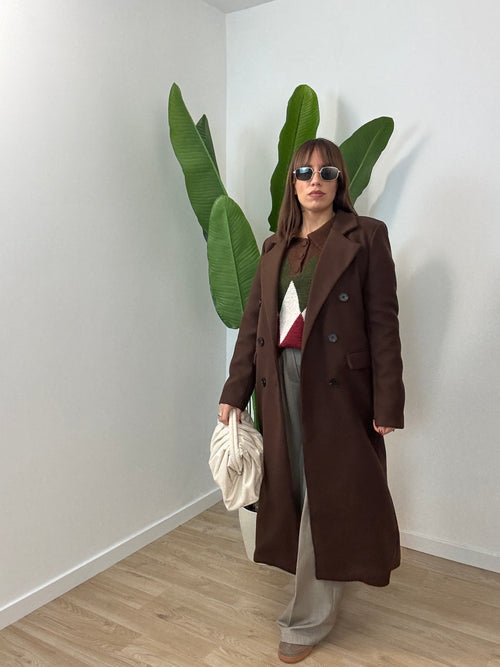 Cappotto lungo 6 bottoni