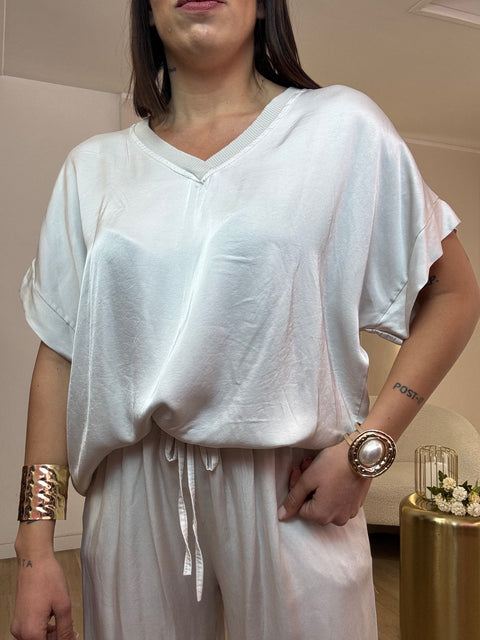 Camicia in satin Angel