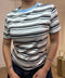 T-shirt riga bicolor