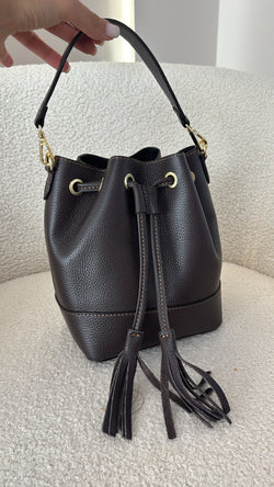 Borsa secchiello Vera pelle