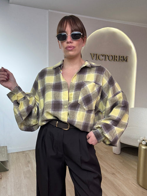 Camicia a quadri flanella