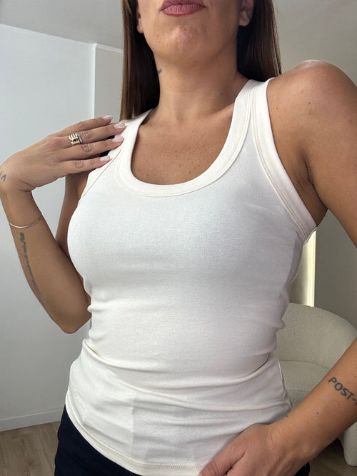 Canotta basic 100 % cotone