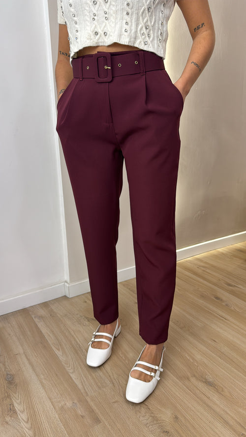 Pantalone modello Zara con cinta
