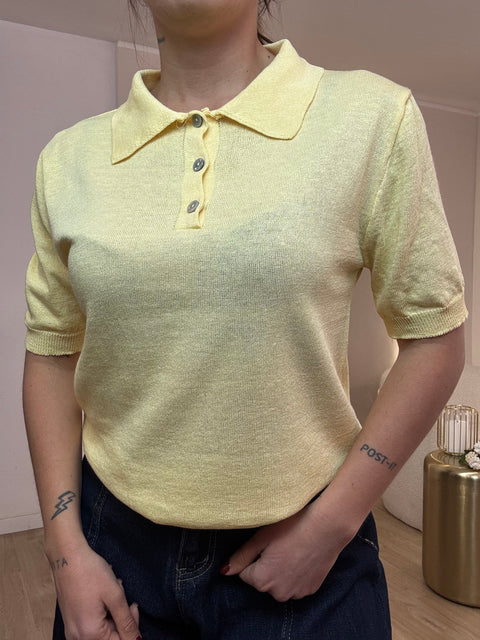 Polo in filo semplice