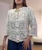 Caridigan in crochet 3/4
