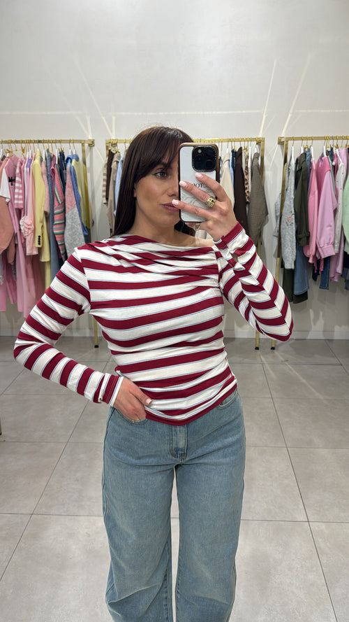 Maglia kim rigata